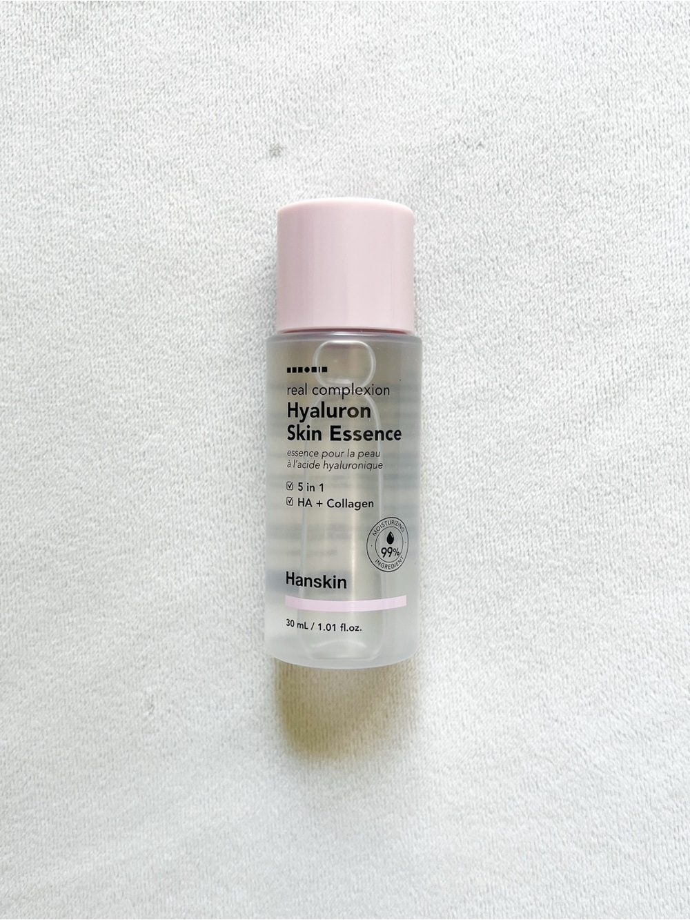 Hanskin Hyaluron Skin Essence – Soft Pink Hydrating Serum
